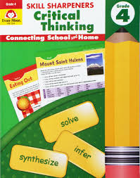 Skill Sharpeners: Critical Thinking, Grade 4 Workbook