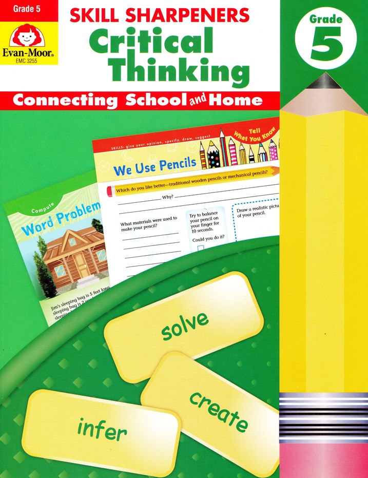 Skill Sharpeners: Critical Thinking, Grade 5 Workbook