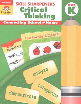 Skill Sharpeners: Critical Thinking, Prek Workbook